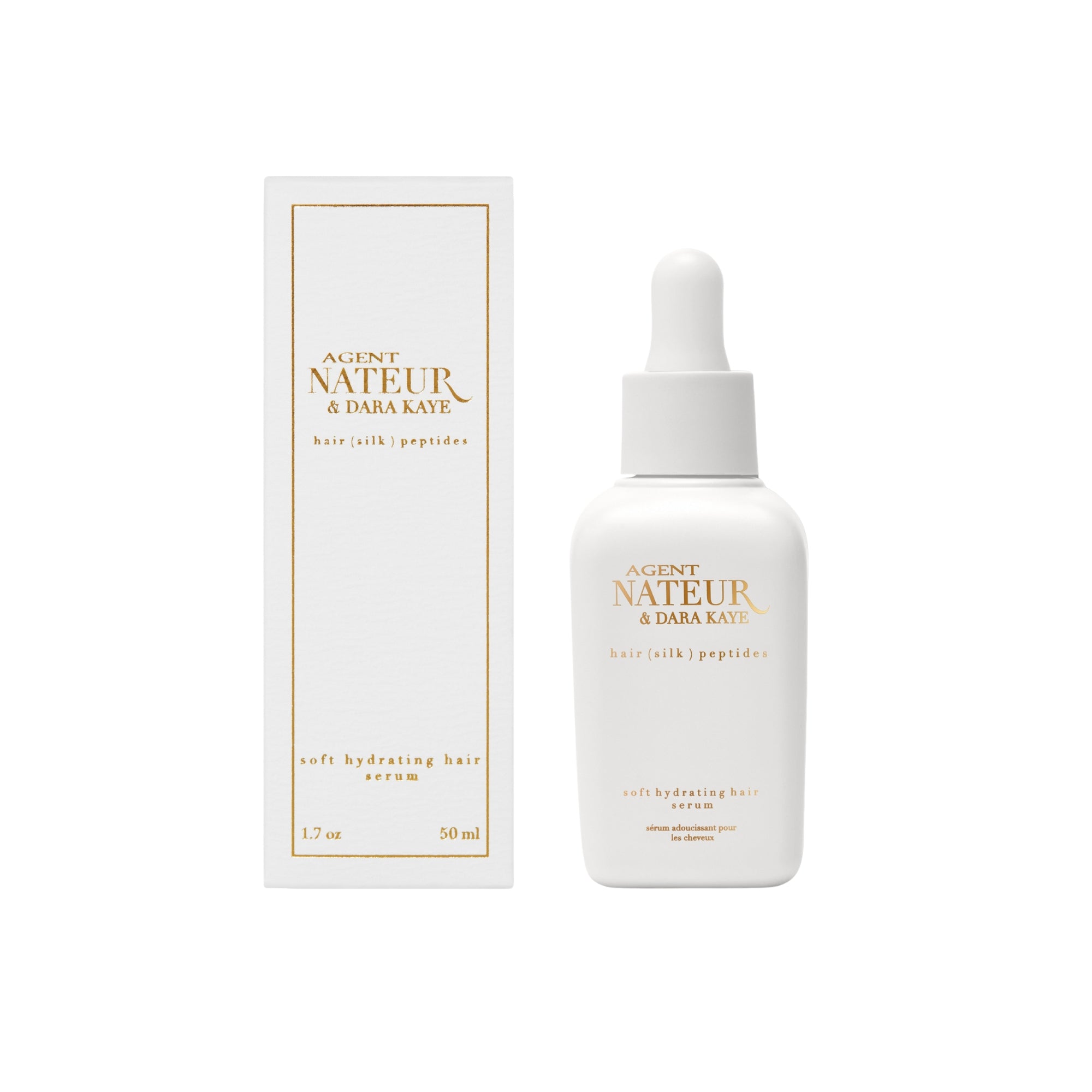 Agent Nateur Hair(Silk) Peptides Soft Hydrating Hair Serum - 1.7oz