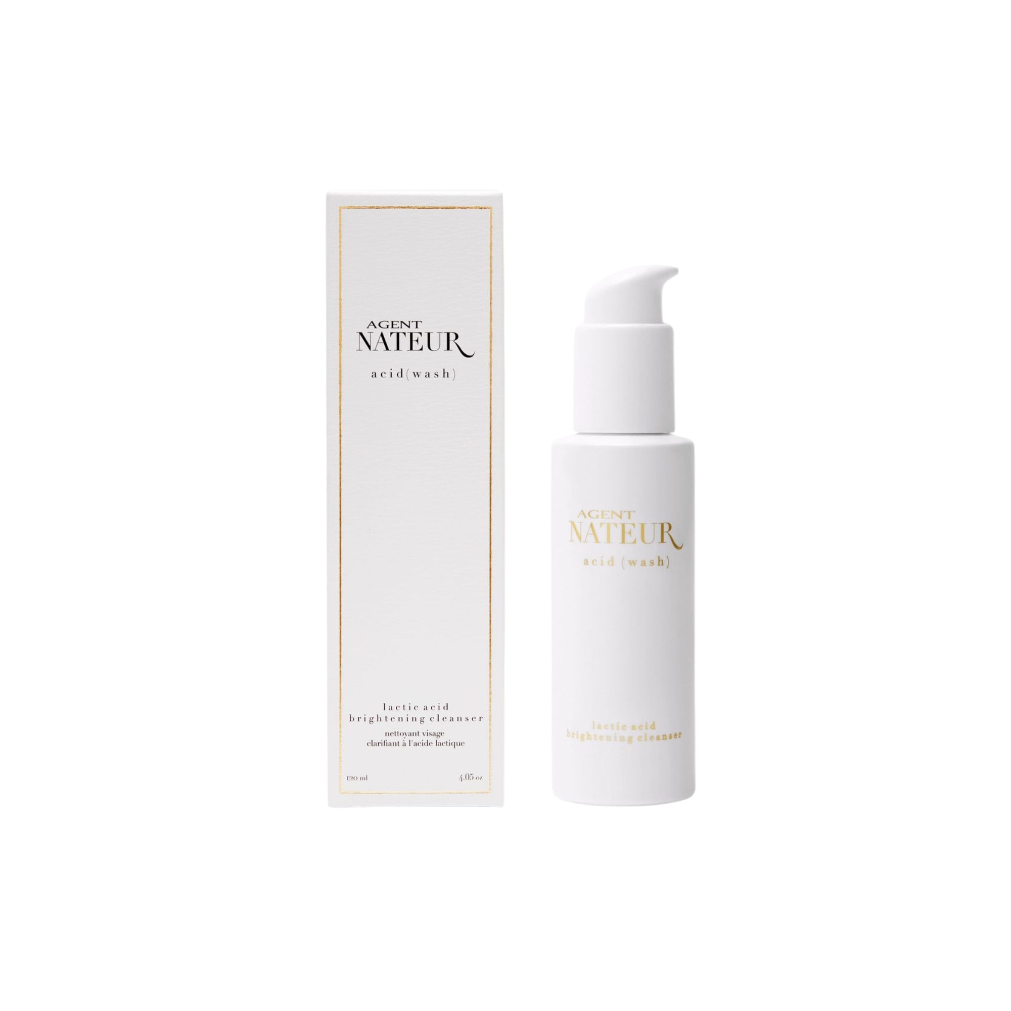 Agent Nateur Acid (Wash) Lactic Acid Skin Brightening Cleanser 4oz