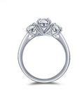 Lafonn Three-Stone Engagement Ring