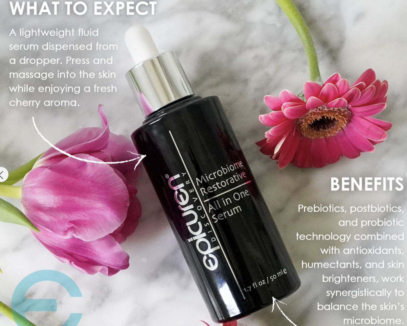 Epicuren Microbiome Restorative All In One Serum - 1.7oz