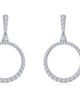 Lafonn Open Circle Drop Earrings