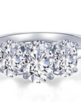 Lafonn Three-Stone Engagement Ring